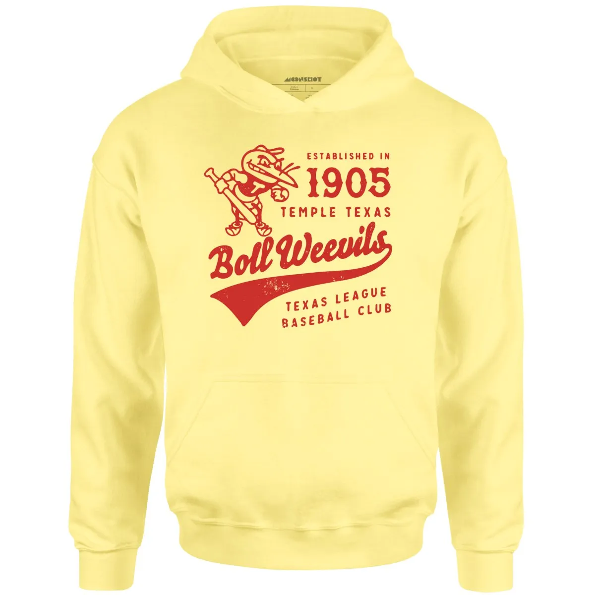 Temple Boll Weevils - Texas - Vintage Defunct Baseball Teams - Unisex Hoodie